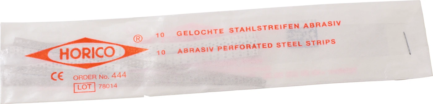 Prophylaxestreifen Packung 10 Stück einseitig, 4 mm breit, Stärke 0,07 mm