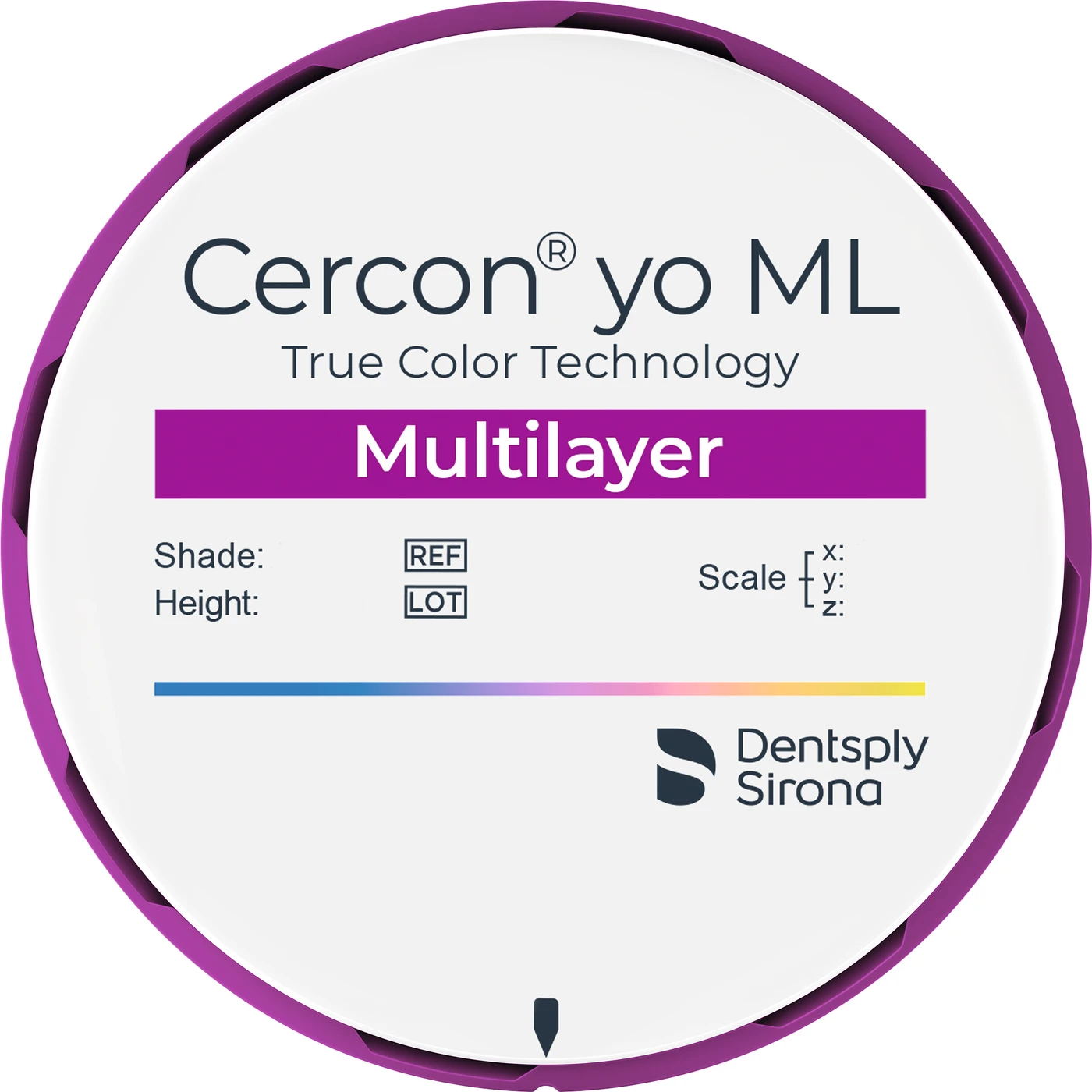 Cercon® yo ML Stück Ø 98 mm H 18 mm, A4