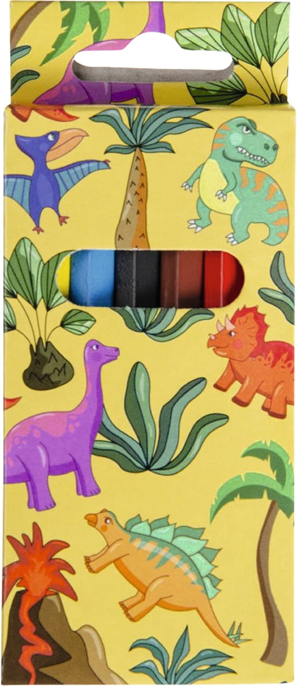 Buntstifte Dino Packung 24 x 6 Stück