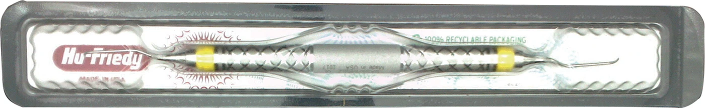 Küretten Gracey Mini Five EverEdge™ 2.0 Stück Figur 5/6, oral/labial, Griff #9, gelb