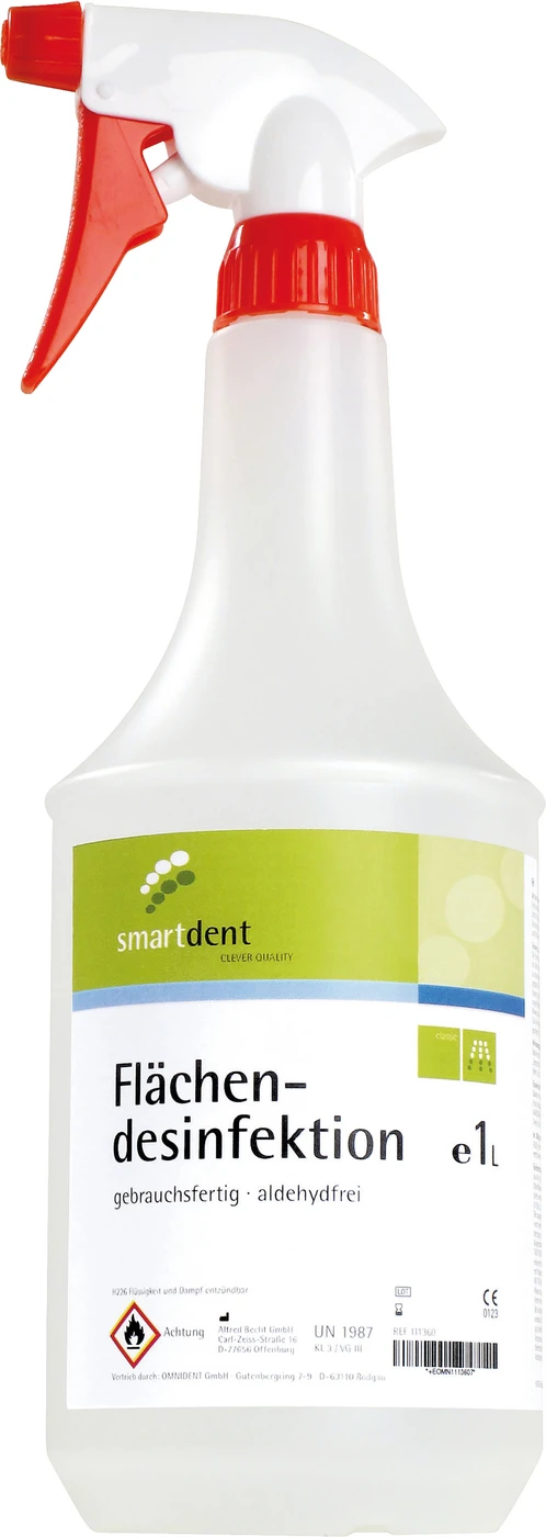 smartzid Flächendesinfektion Flasche 1 Liter Neutral