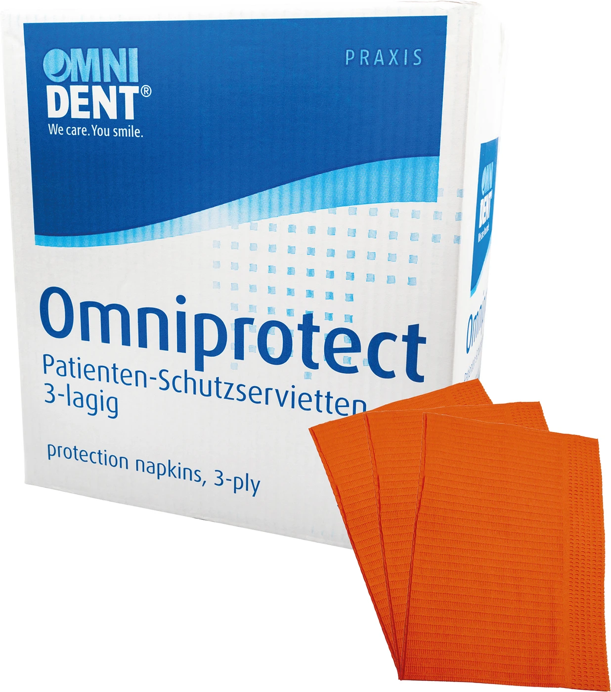 Omniprotect Karton 500 Stück orange