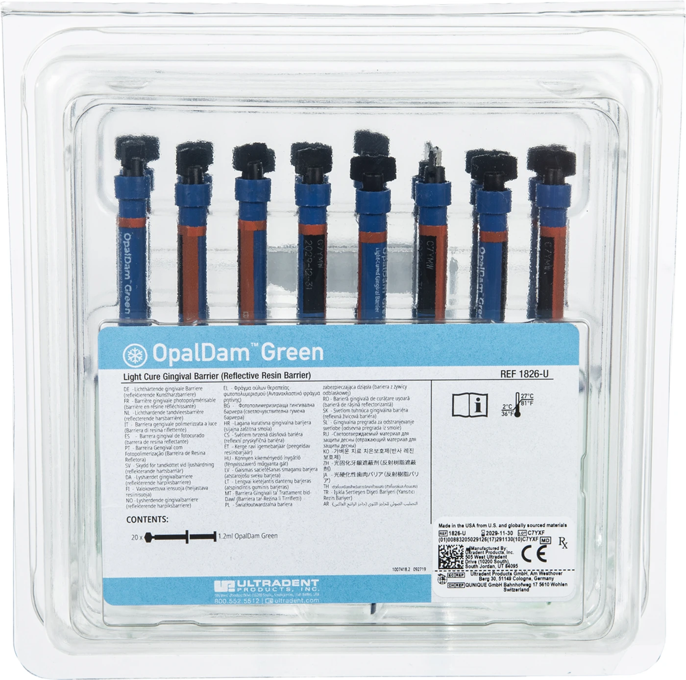 OpalDam™ Green Economy Nachfüllpackung 20 x 1,2 ml