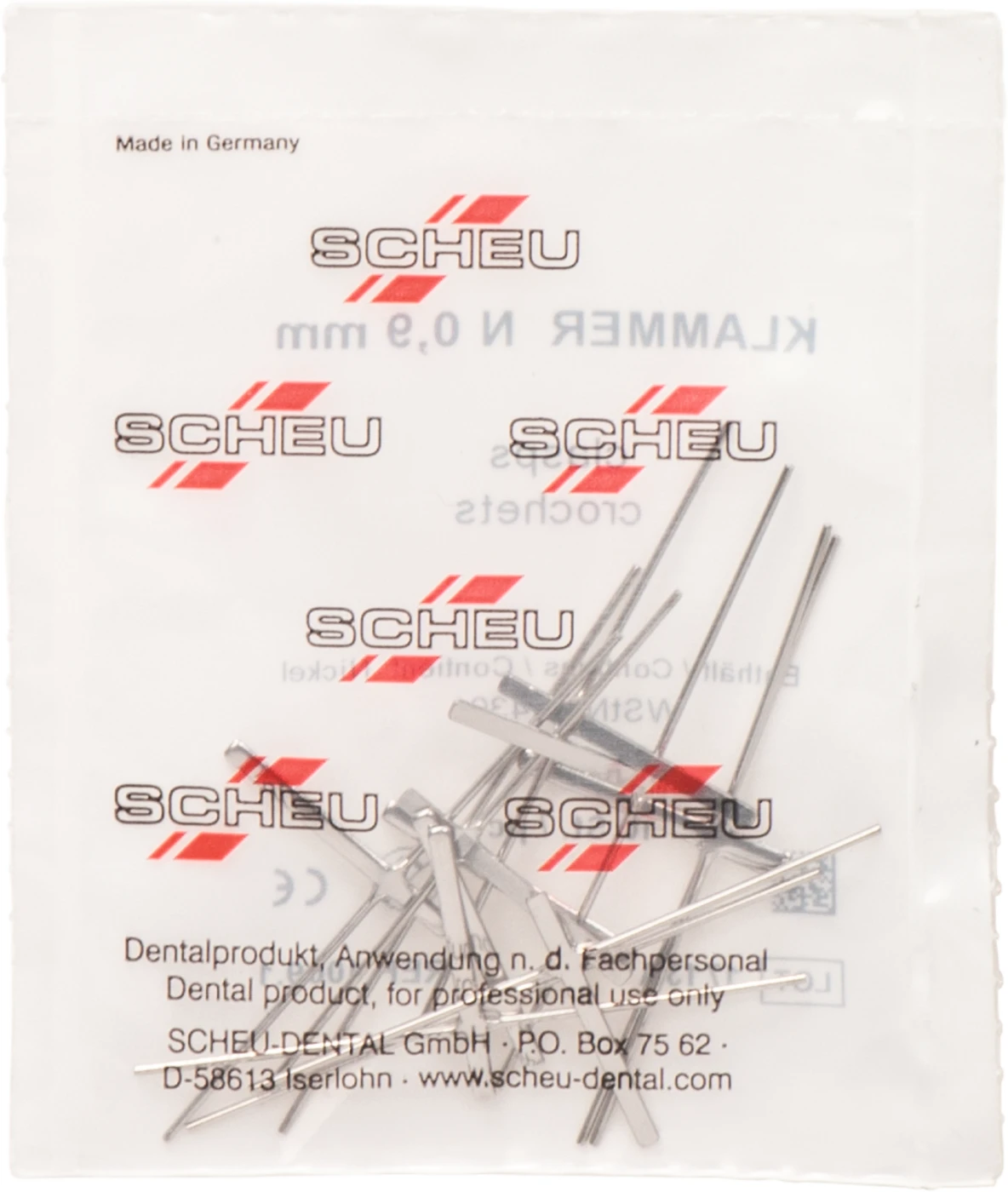 Klammerkreuze Packung 10 Stück N, Ø 0,9 mm