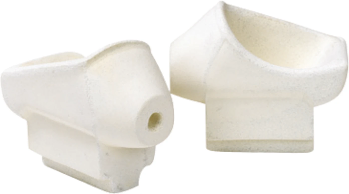 Schmelztiegel und Einsätze Packung 6 Schmelztiegel (tiefe Mulde) für EM-Legierungen für Fundor, Fundor T, Castor und Pollux mit Doppelknickarm