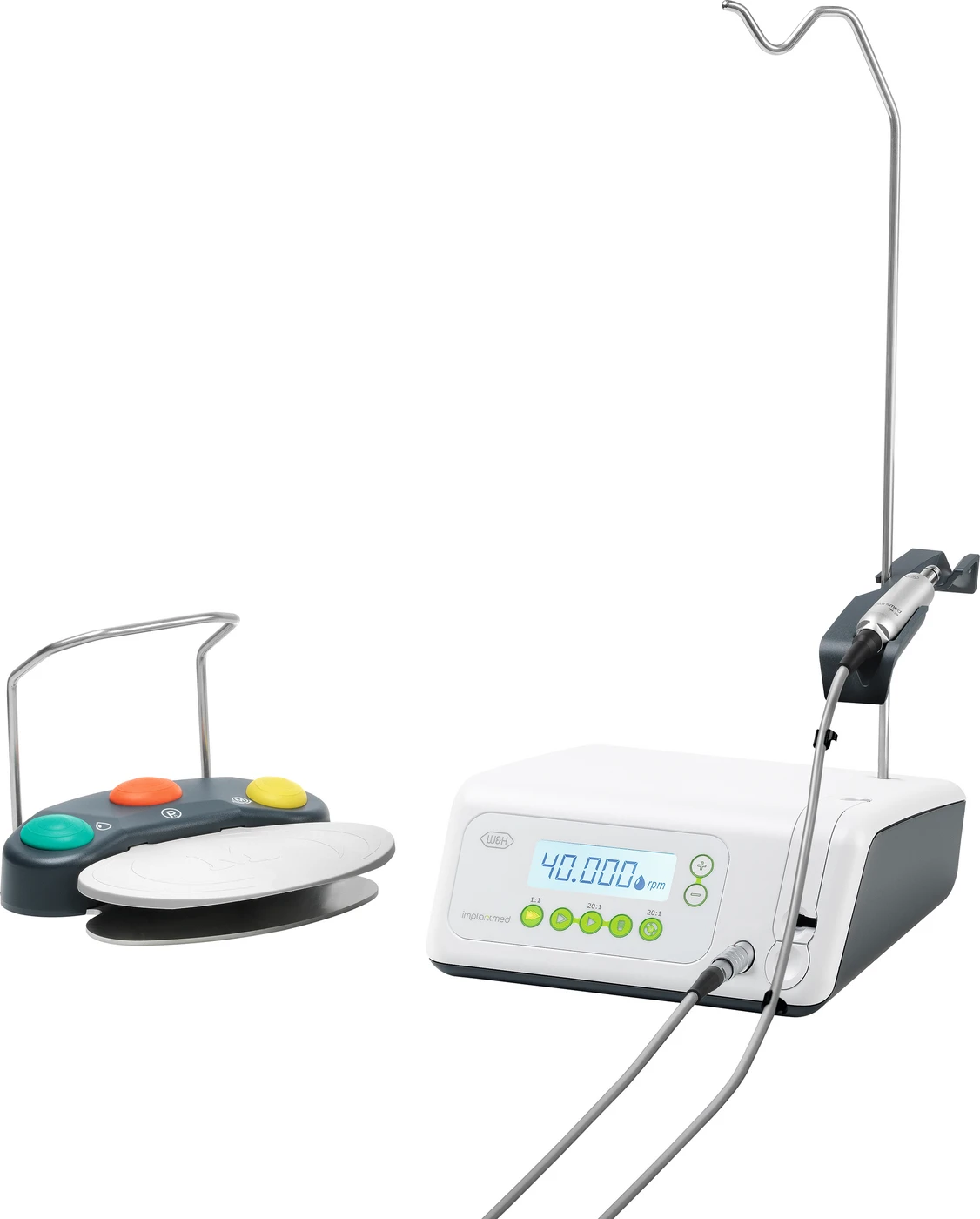 ImplantMed SI-923 Implantmed Classic Set SI-923, Motor EM-19 mit 1,8 m Kabel, Fußsteuerung S-N2 mit Kabel