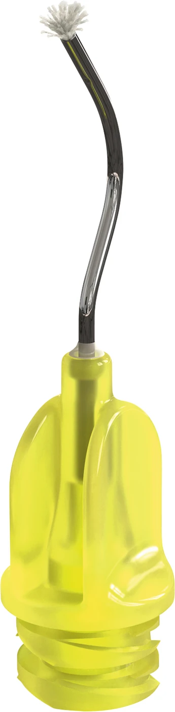 Metal Dento-Infusor™ Tip with Comfort Hub Packung 100 Stück gelb