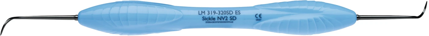 LM Sharp Diamond™ Sichel Scaler Stück hellblau NV2, LM-ErgoSense® Griff LM Sharp Diamond™ Sichel Scaler Stück hellblau NV2, LM-ErgoSense® Griff