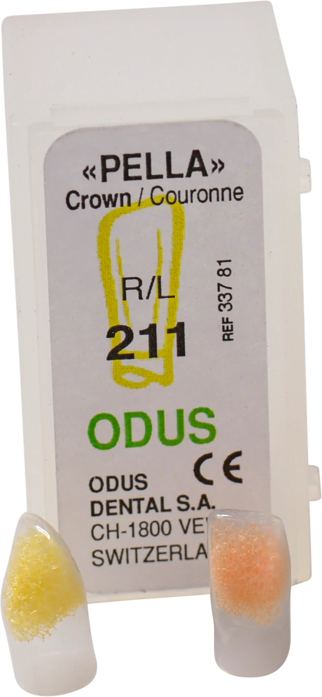 ODUS Pella Kronen Packung 1 Paar transparent, Nr. 211