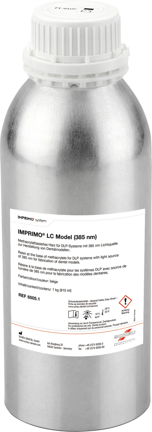 IMPRIMO® LC Model Flasche 1 kg 385 nm, beige