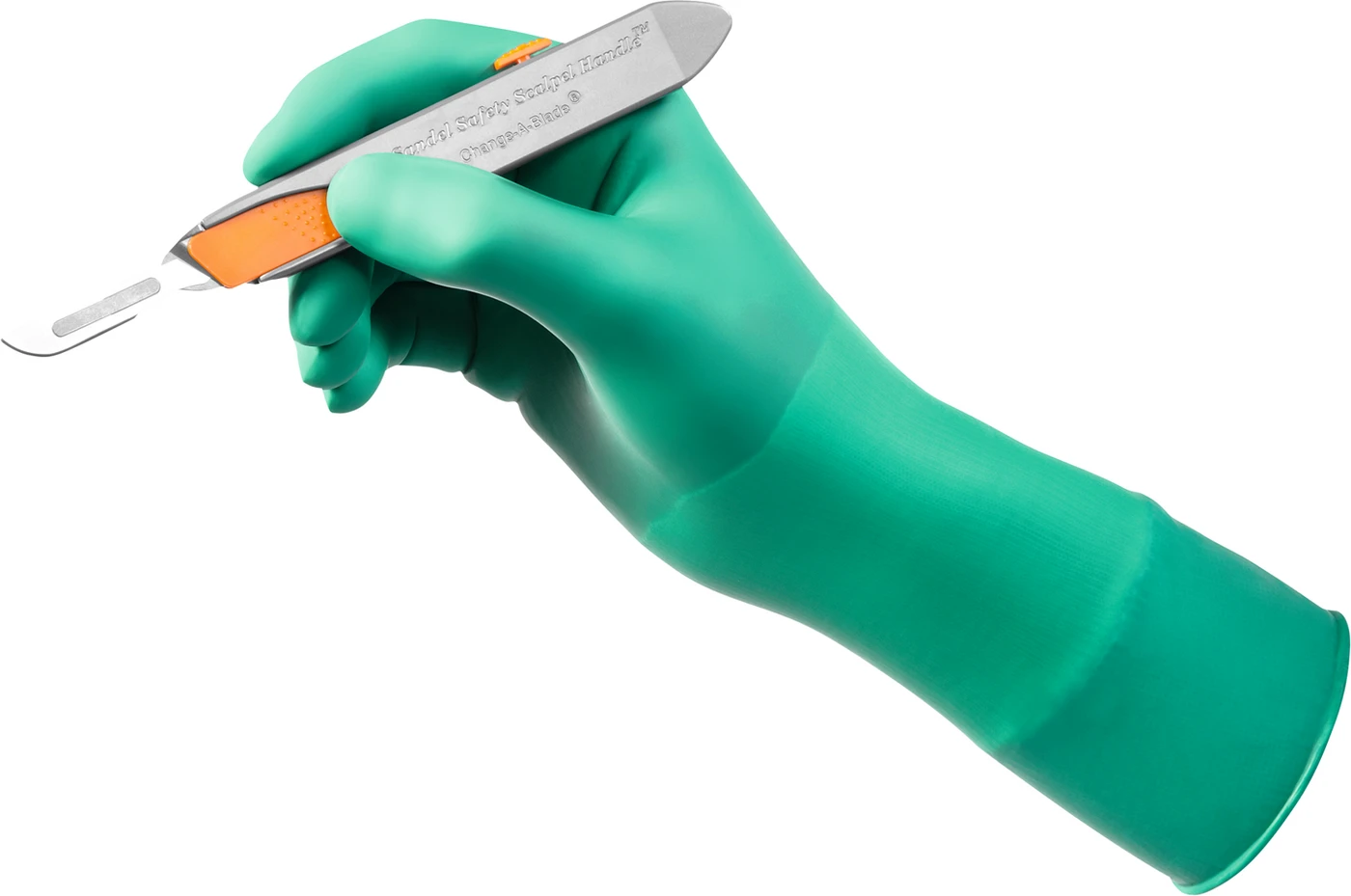 ENCORE® Latex Underglove Packung 50 Paar puderfrei, grün, Größe 5,5