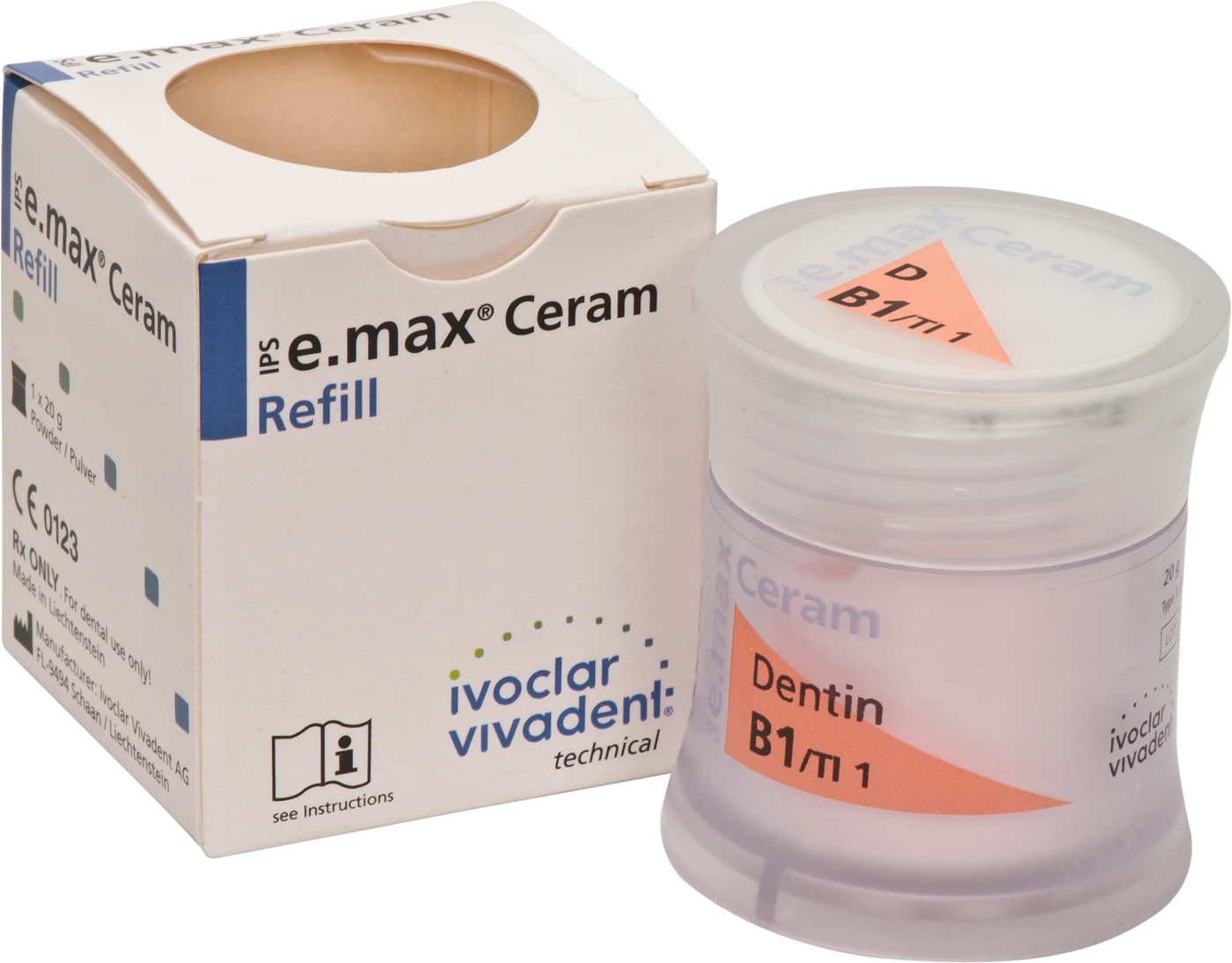 IPS e.max® Ceram Dose 20 g Pulver dentin B1