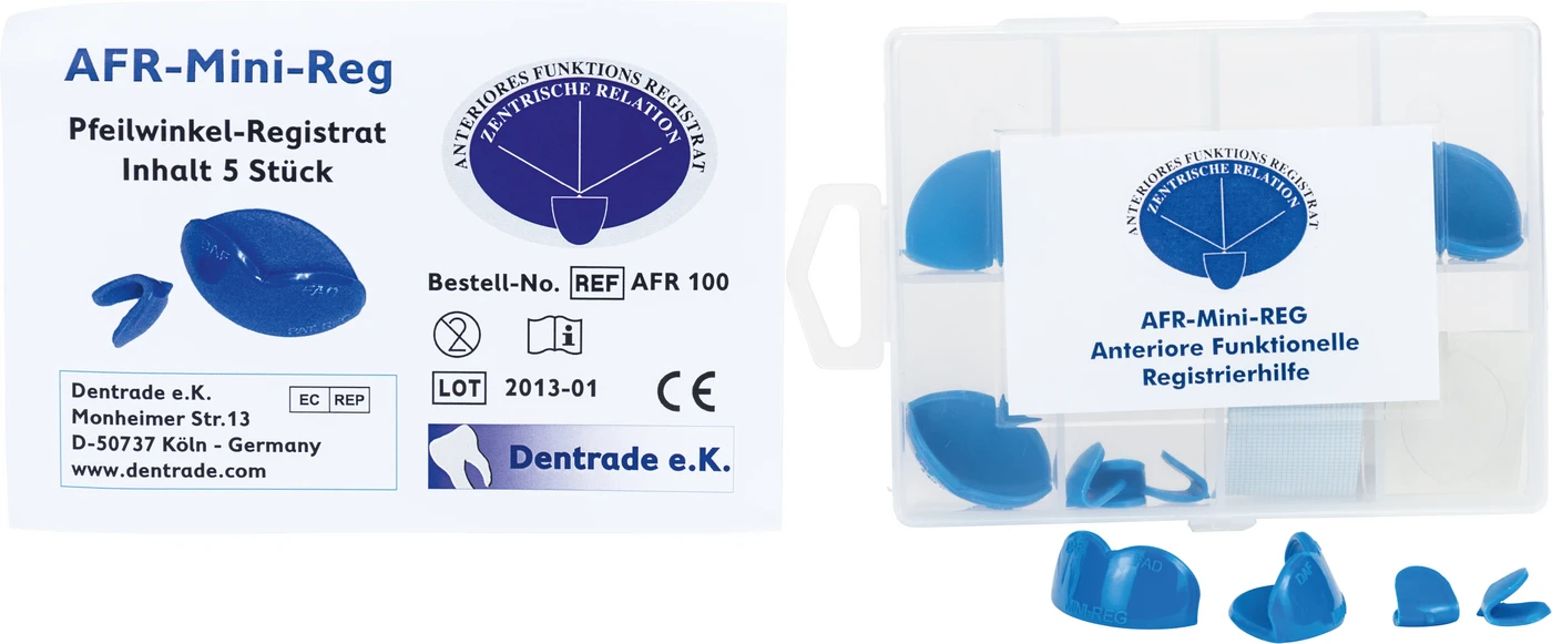 AFR-Mini-Reg Packung 5 Pfeilwinkel-Registrate