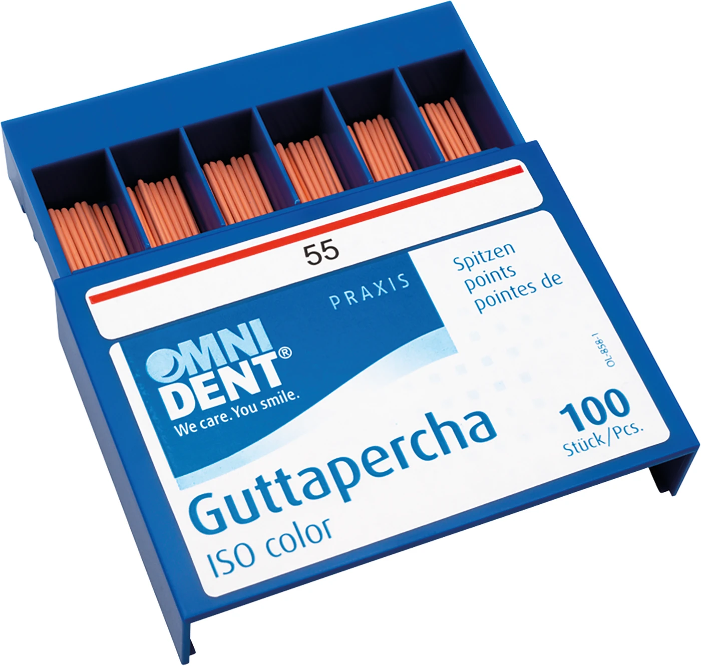 Guttaperchaspitzen Packung 100 Stück ISO 055
