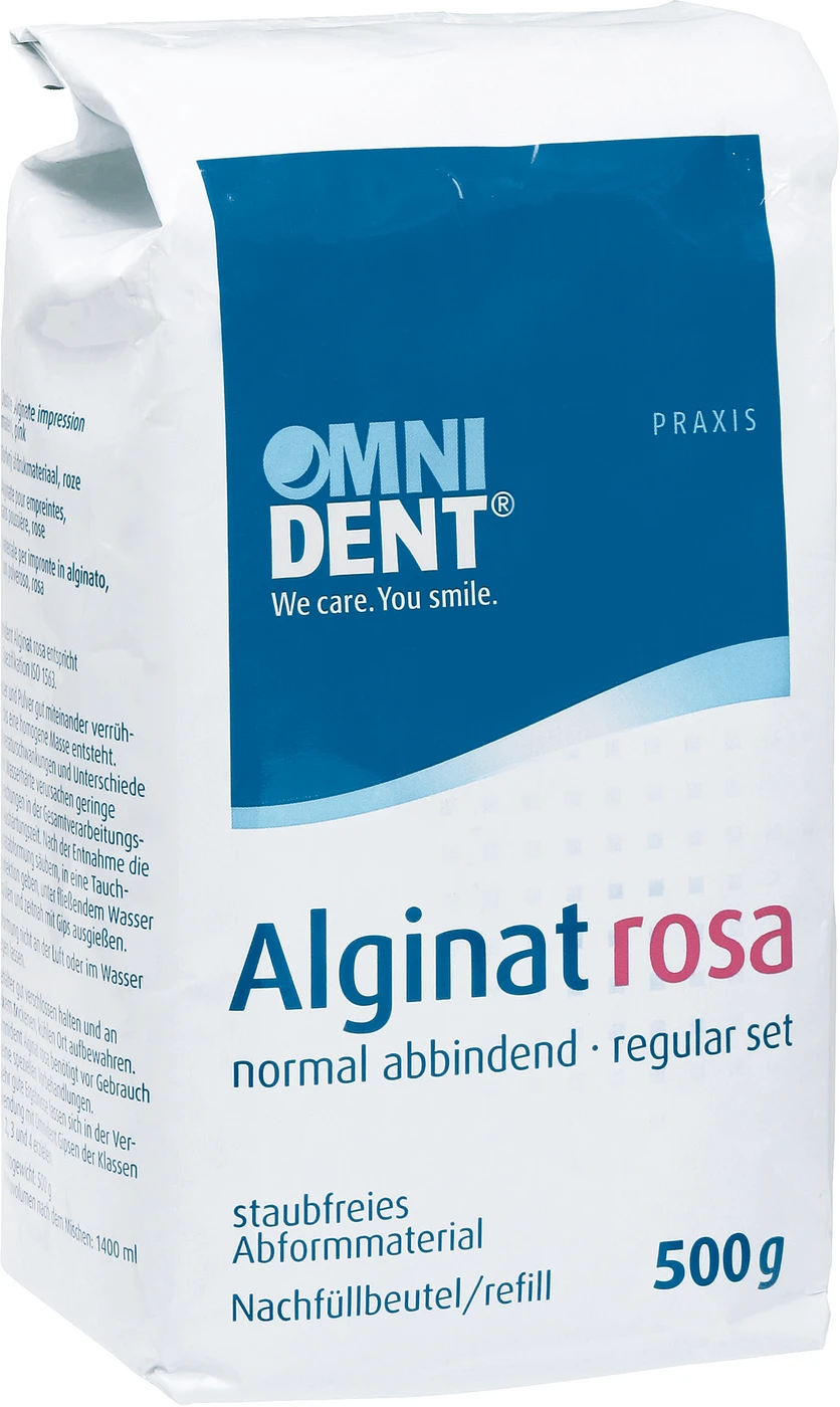 Alginat rosa Beutel 500 g NH Pfefferminz, rosa