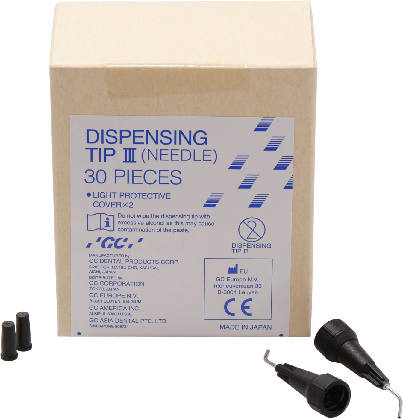 GC Dispensing Tip III Packung 30 Stück Metall