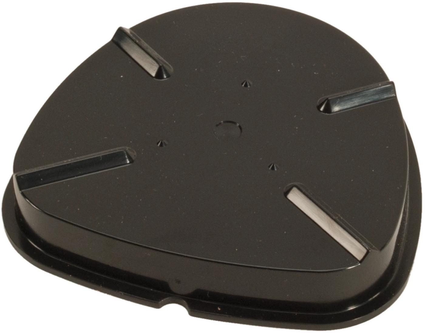 Formplatte Stück schwarz, reziproke Sockelform, Ø 80 mm