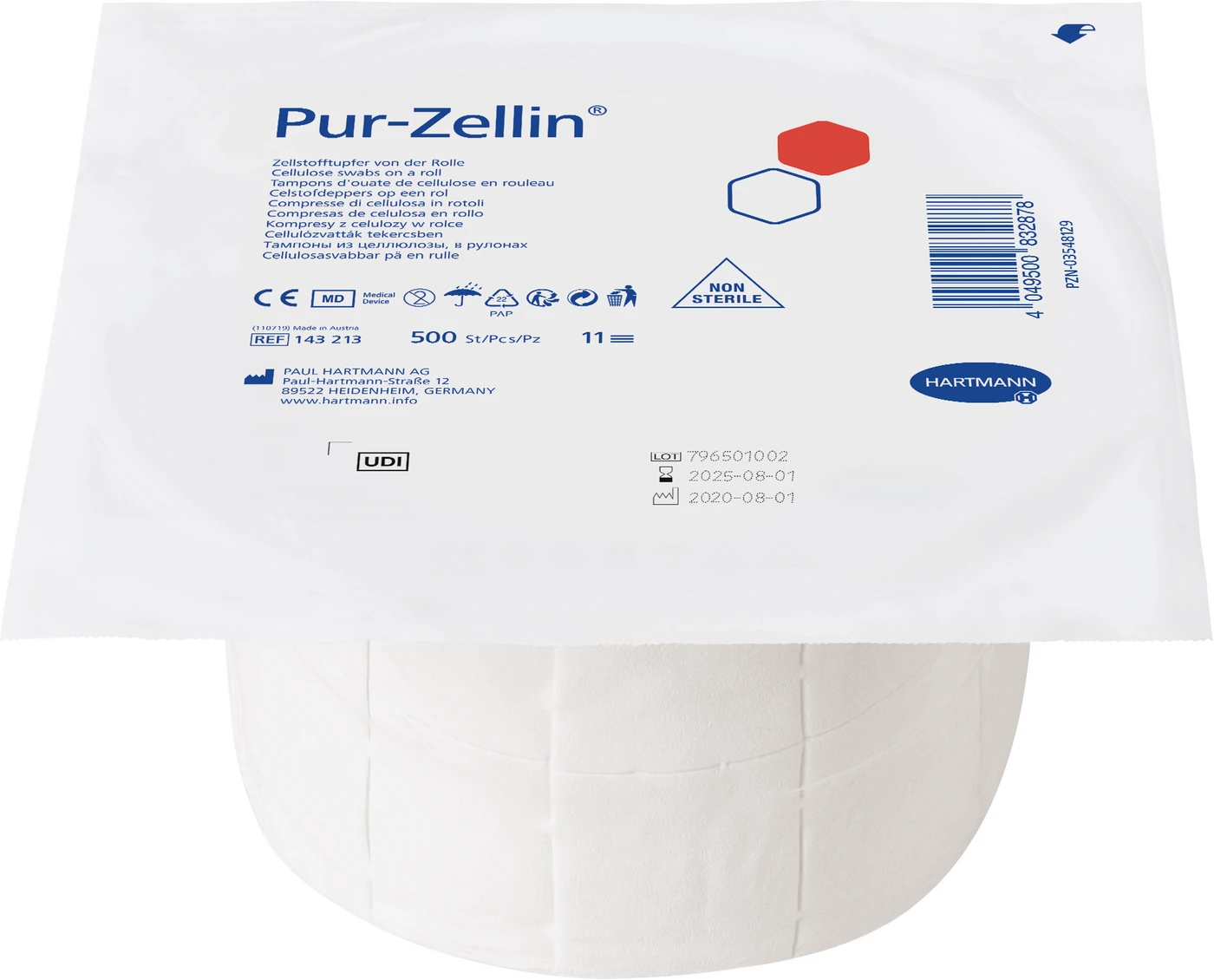 Pur-Zellin® Beutel 500 Stück 4 x 5 cm, unsteril Pur-Zellin® Beutel 500 Stück 4 x 5 cm, unsteril