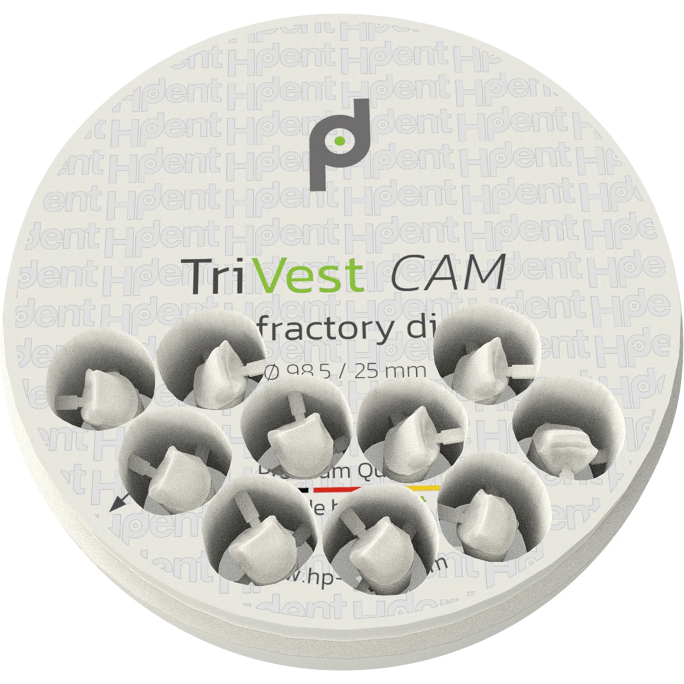 TriVest CAM Stück Disk Ø 98,5, 25 mm TriVest CAM Stück Disk Ø 98,5, 25 mm