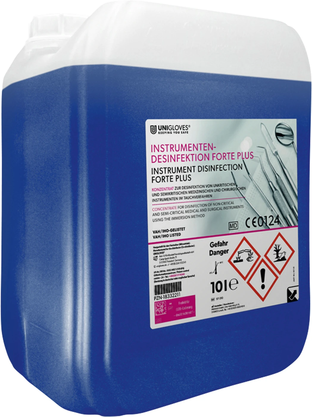 UNIGLOVES Instrumentendesinfektion Forte PLUS Kanister 10 Liter