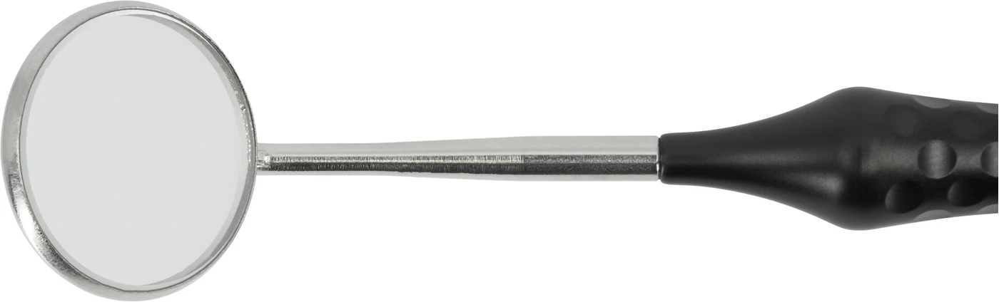 SEplus Mundspiegel Packung 12 Stück CS-Stiel konisch 4 plan, Ø 22 mm