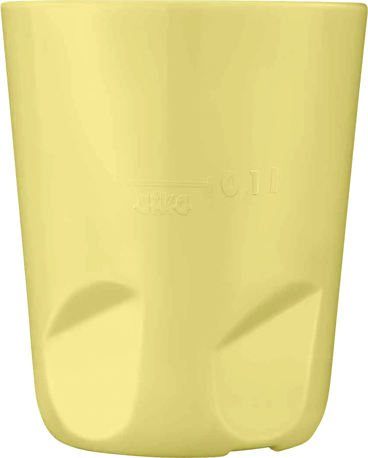 Mehrweg Mundspülbecher Packung 6 Stück hellgelb