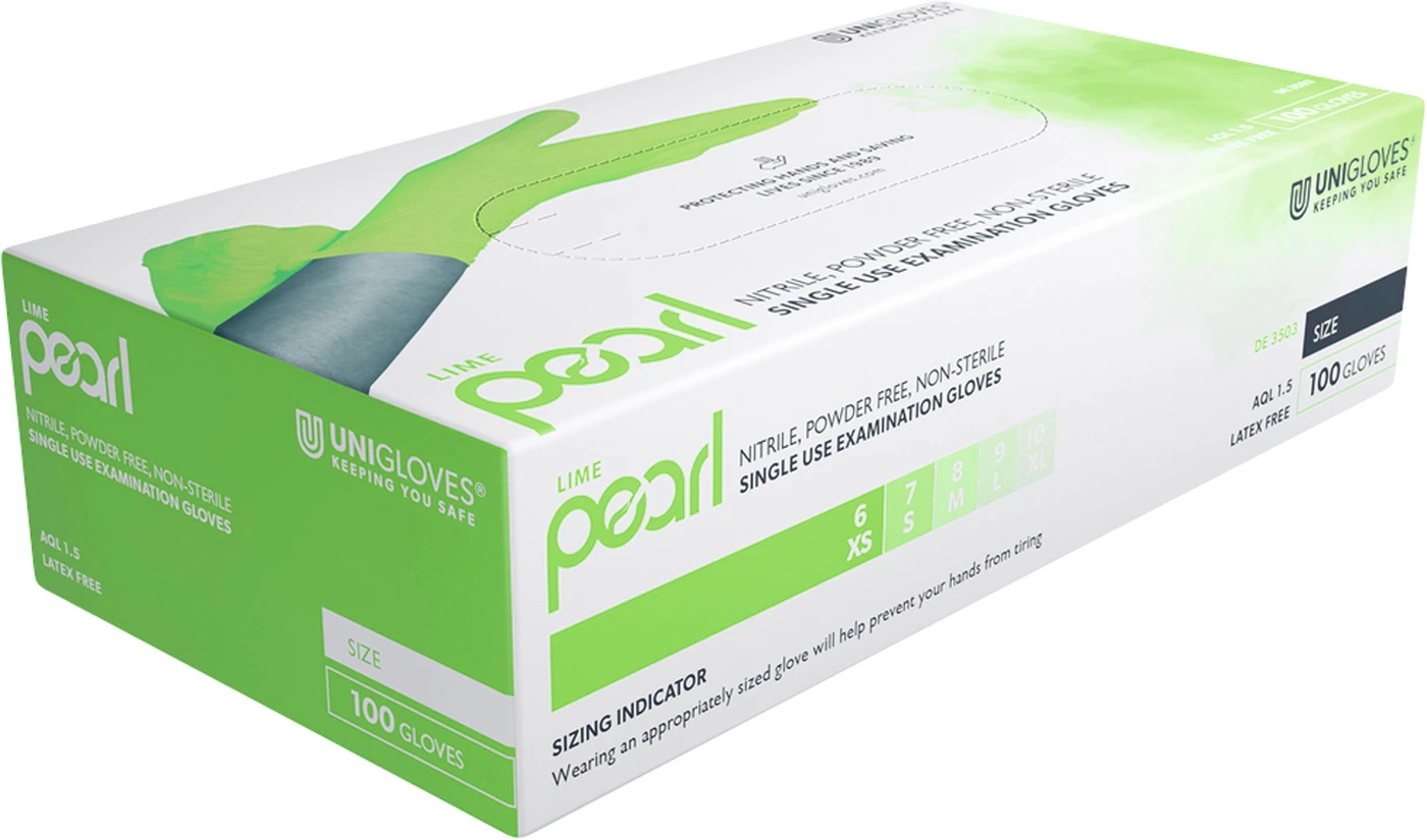 LIME PEARL Packung 100 Stück puderfrei, Lime, M LIME PEARL Packung 100 Stück puderfrei, Lime, M