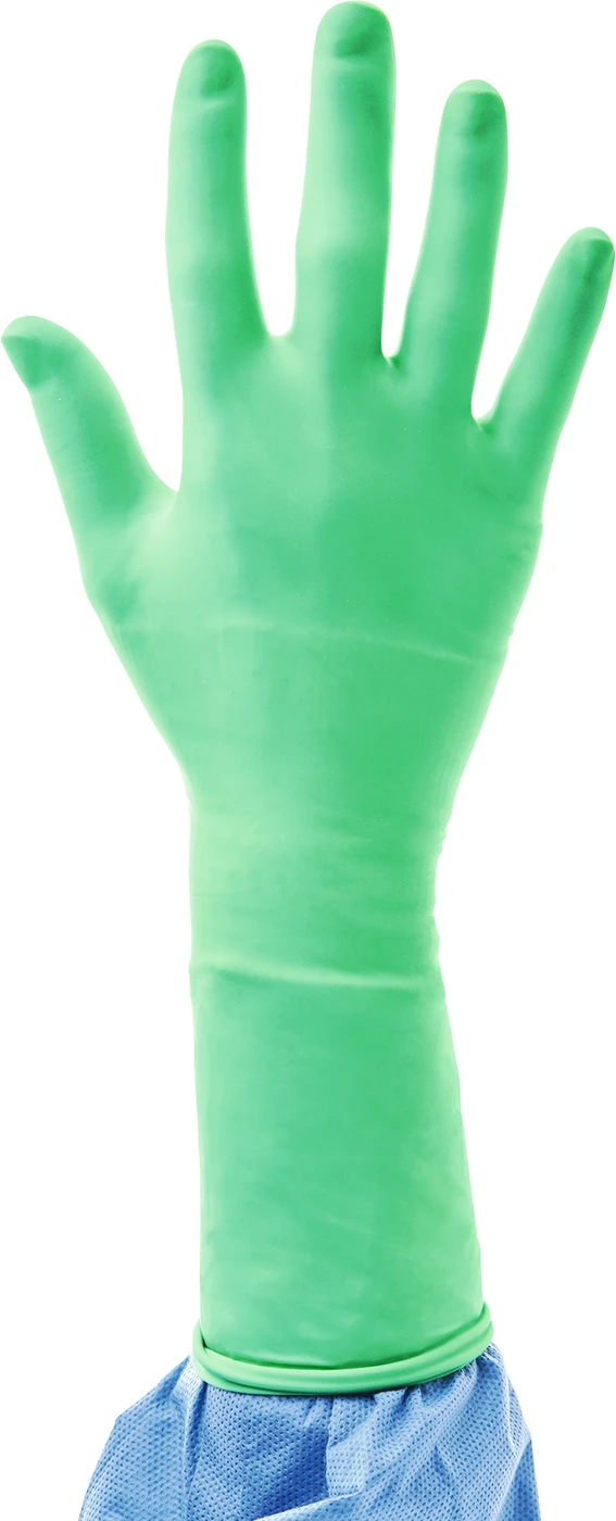 ENCORE® Non-Latex PI Underglove Packung 50 Paar Handschuhe grün, puderfrei, steril, Größe 5,5