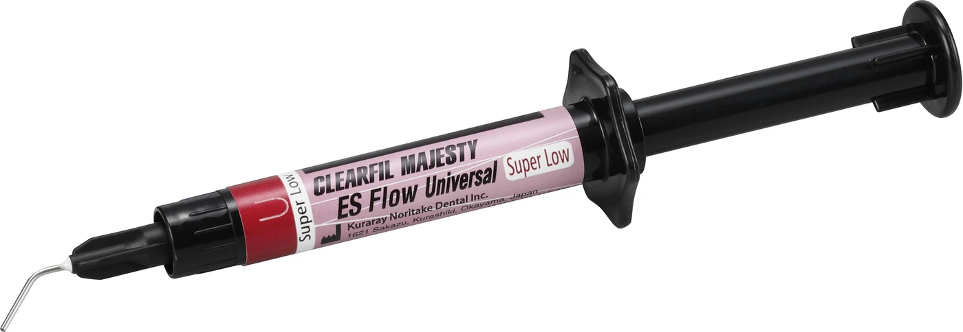 CLEARFIL MAJESTY™ ES Flow Universal Packung 2,7 g Spritze super low U, 15 Applikationsspitzen