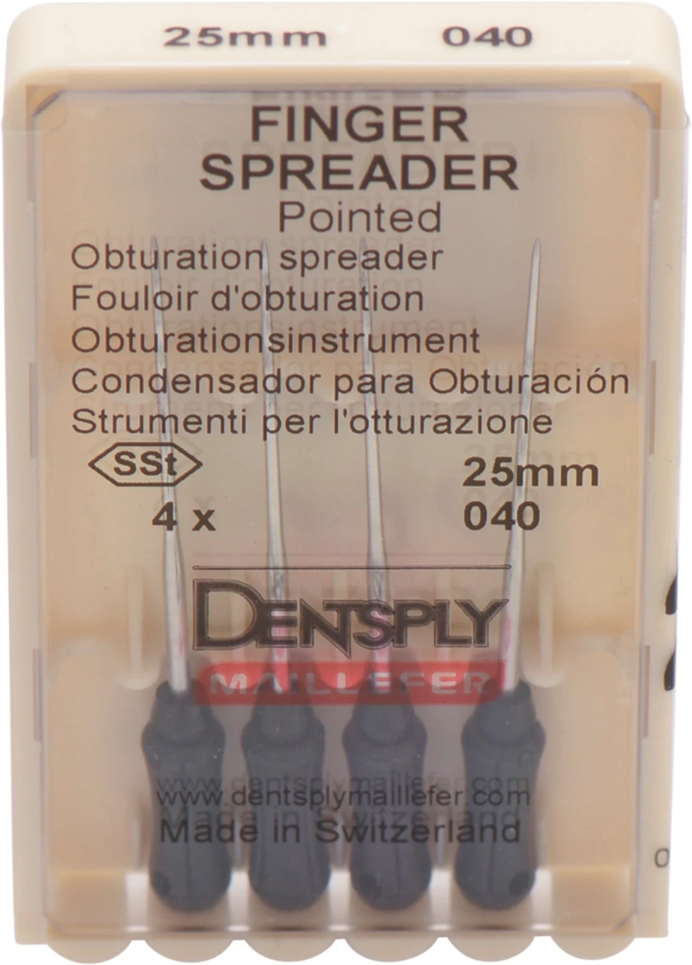 Finger Spreader Packung 4 Stück 25 mm, ISO 040