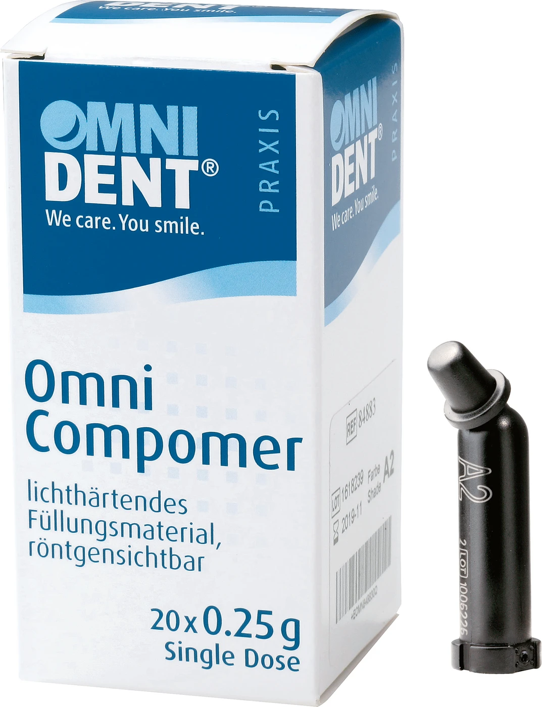 Omni Compomer Packung 20 x 0,25 g Single Dose A2