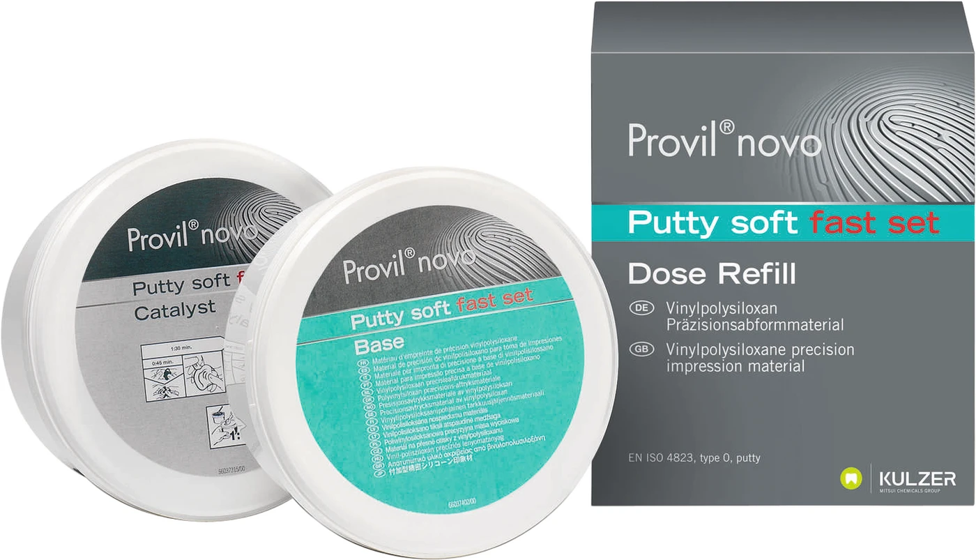 Provil® novo Putty Packung 450 ml Base, 450 ml Katalysator, Putty Soft fast