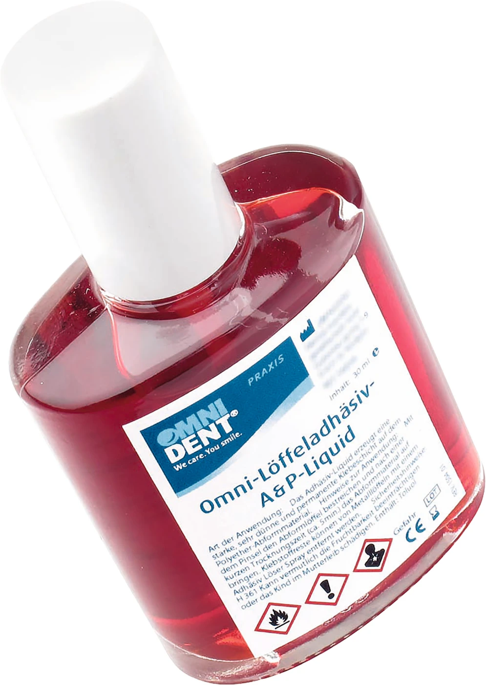 Löffeladhäsive Flasche 30 ml Alginat rot