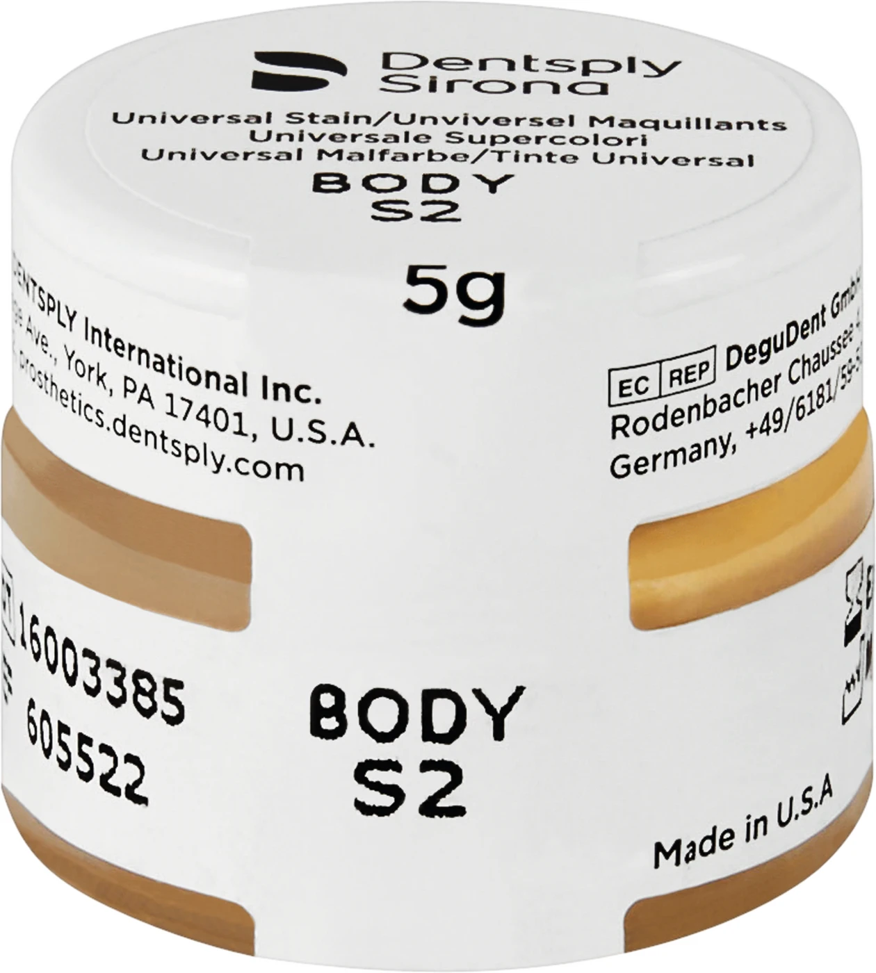 DS® universal Malfarben Packung 5 g body stain S2