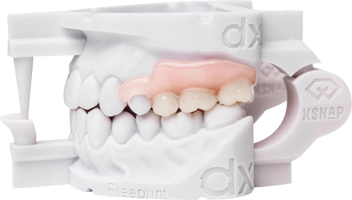 FREEPRINT® denture flex Flasche 1 kg Kunststoff 385 nm, pink-transparent