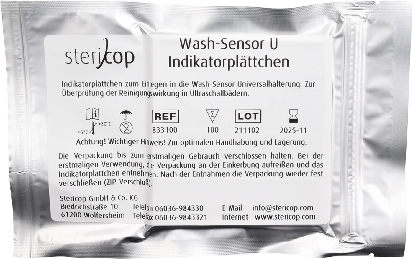 Wash-Sensor U Packung 100 Stück