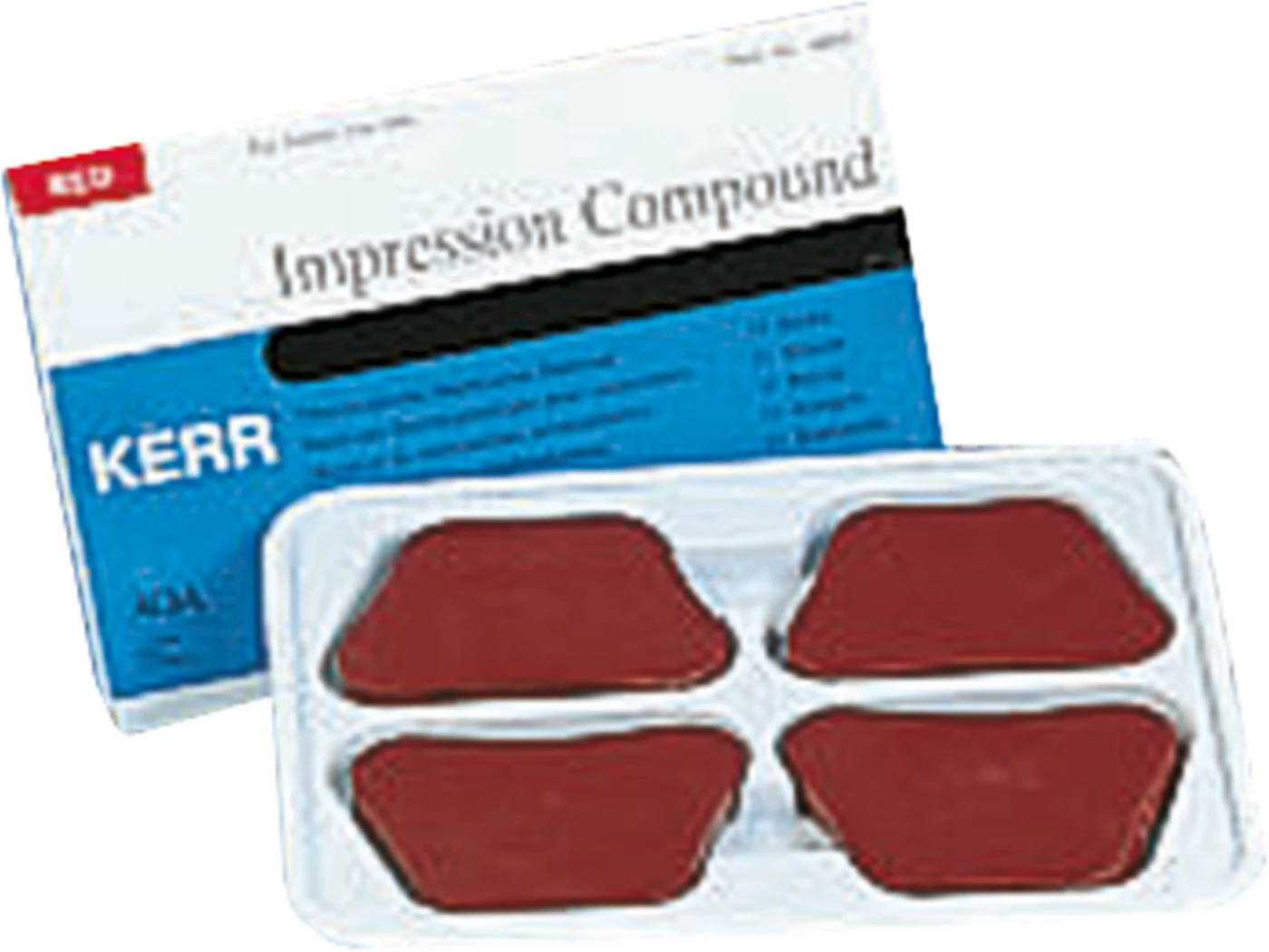 Impression Compound Packung 8 Platten rot