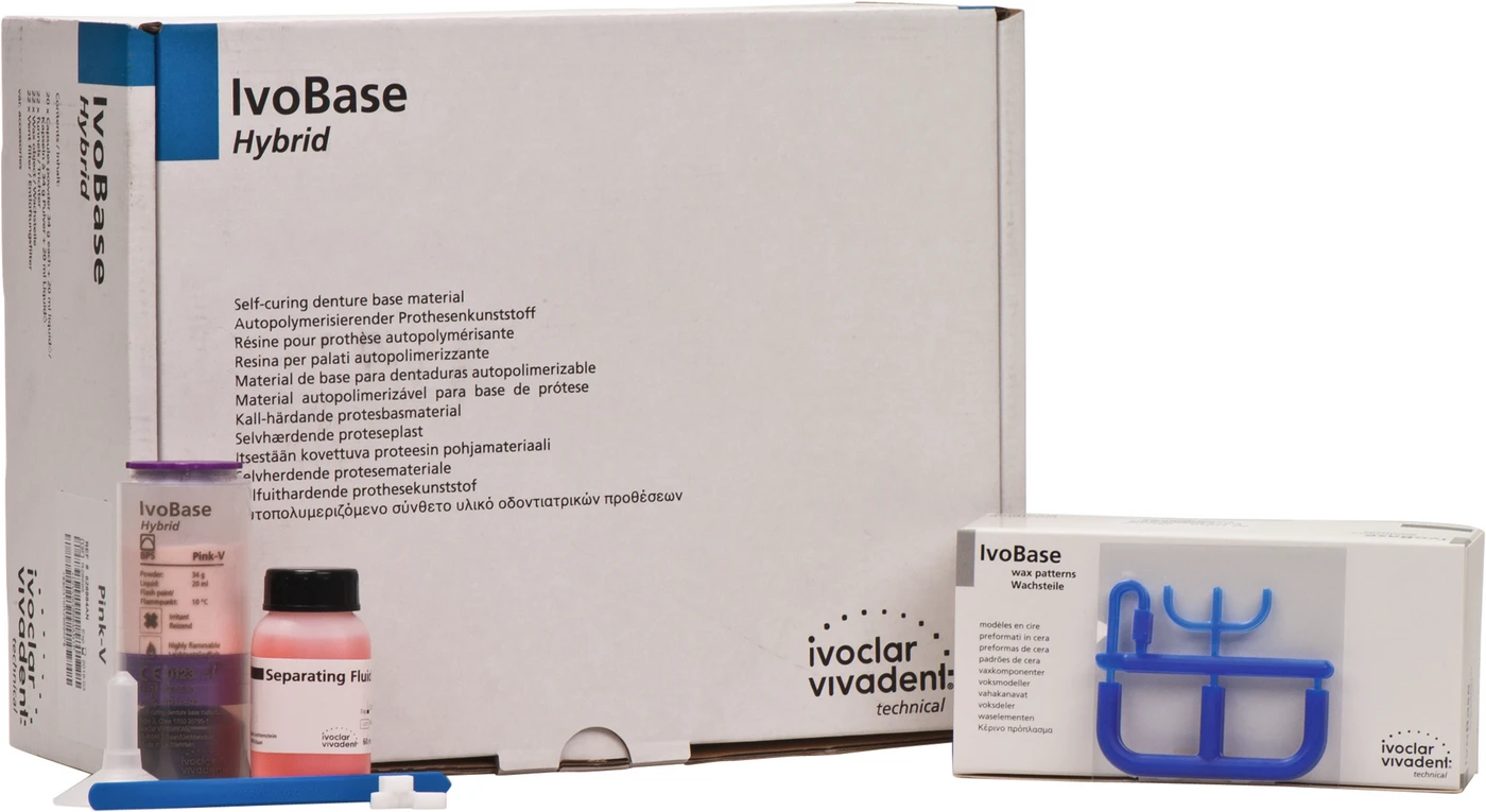 IvoBase® Hybrid Kapsel Set 20 vordosierte Kapseln pink-V