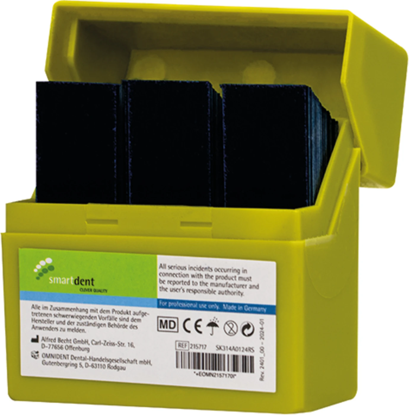 smartic Artikulationspapier Packung 300 Stück 200µ, blau