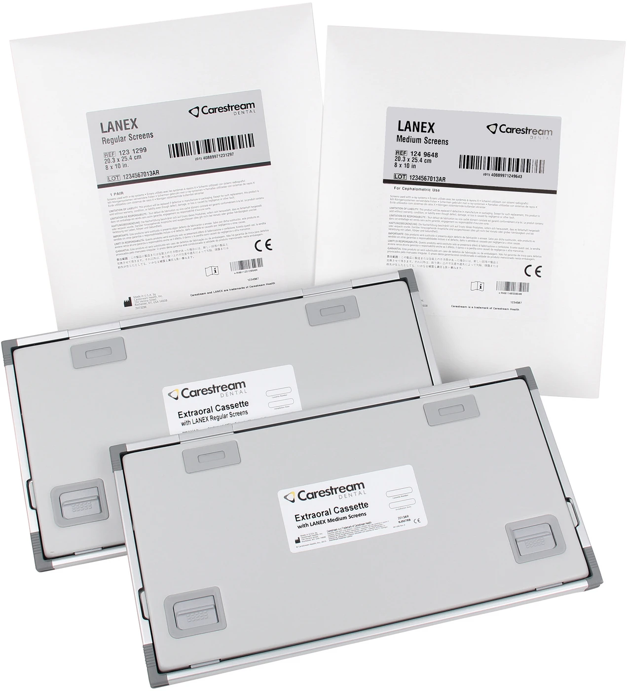 LANEX® Verstärkungsfolie Packung 2 Stück 15 x 30 cm, regular