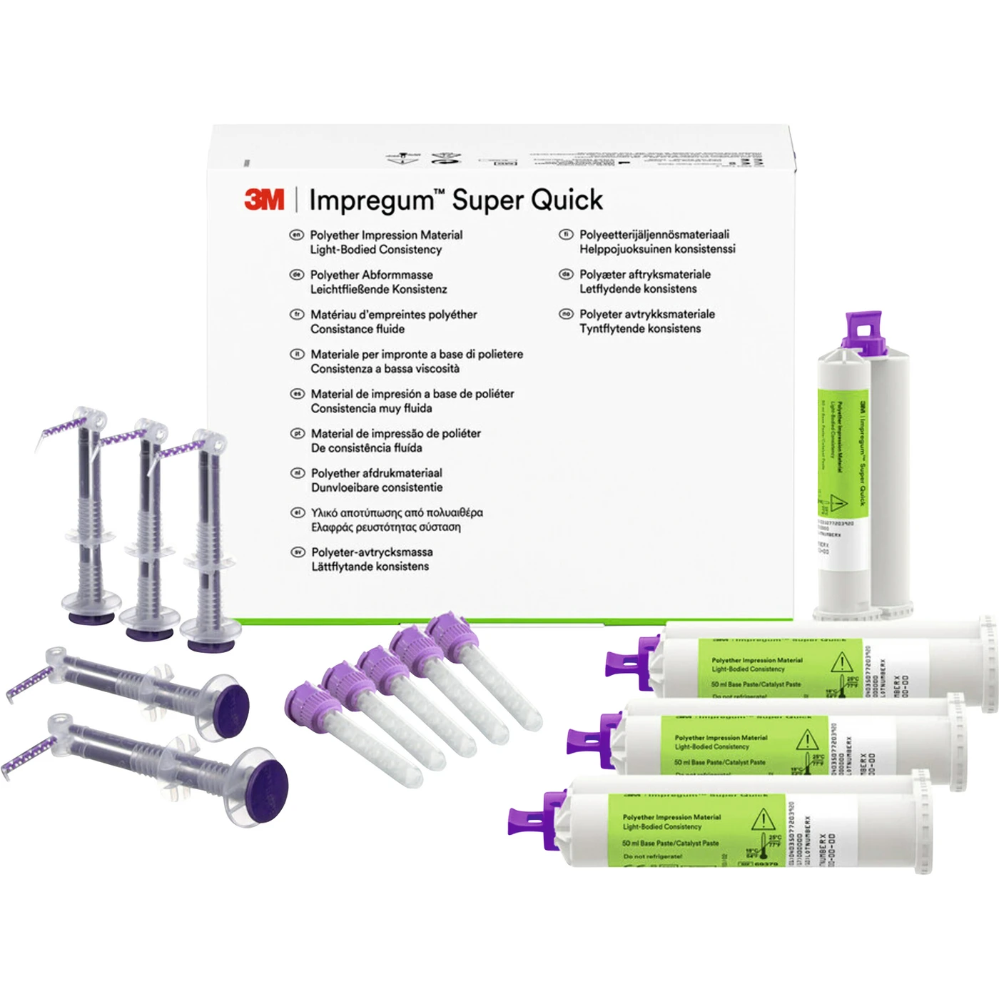 Impregum™ Penta™ Super Quick Refillpackung 4 x 50 ml Doppelkartusche Light Body, Zubehör
