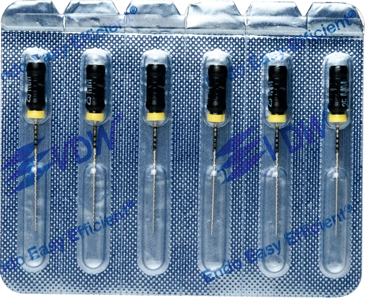 STERILE Hedstroem Feilen Blisterpackung 6 Stück 25 mm ISO 040