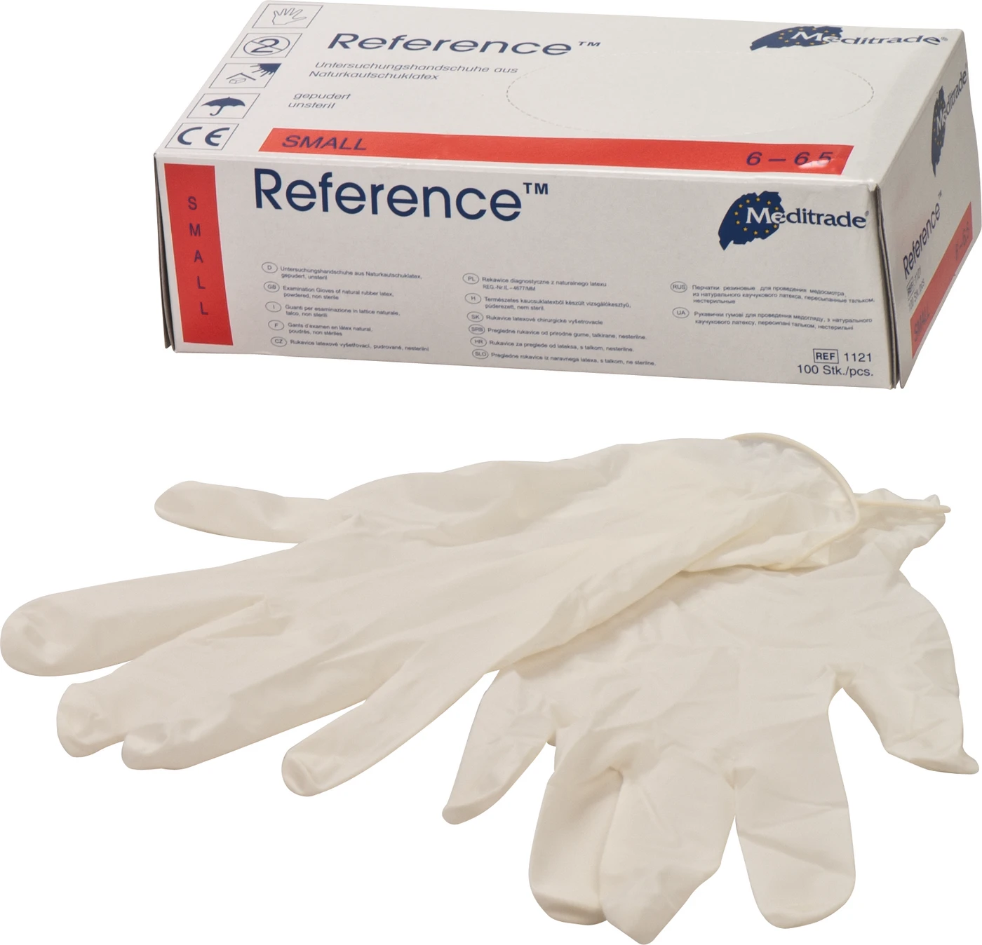 Reference™ Packung 100 Stück gepudert, natur, S