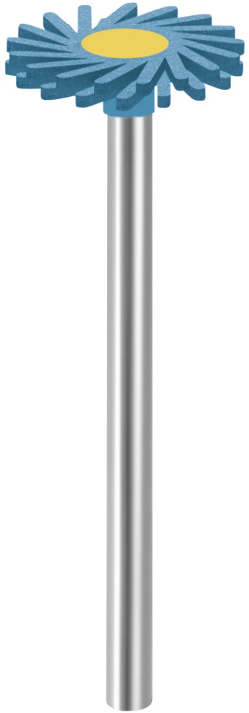 EVE DIAPOL® TWIST Packung 10 Stück blau grob, HP, Figur Twist, 14 x 1,6 mm