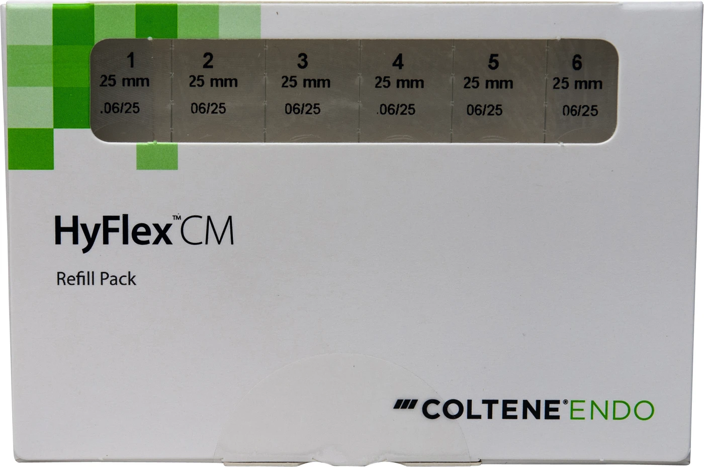HyFlex® CM Packung 6 Stück 25 mm, Taper.06 ISO 025