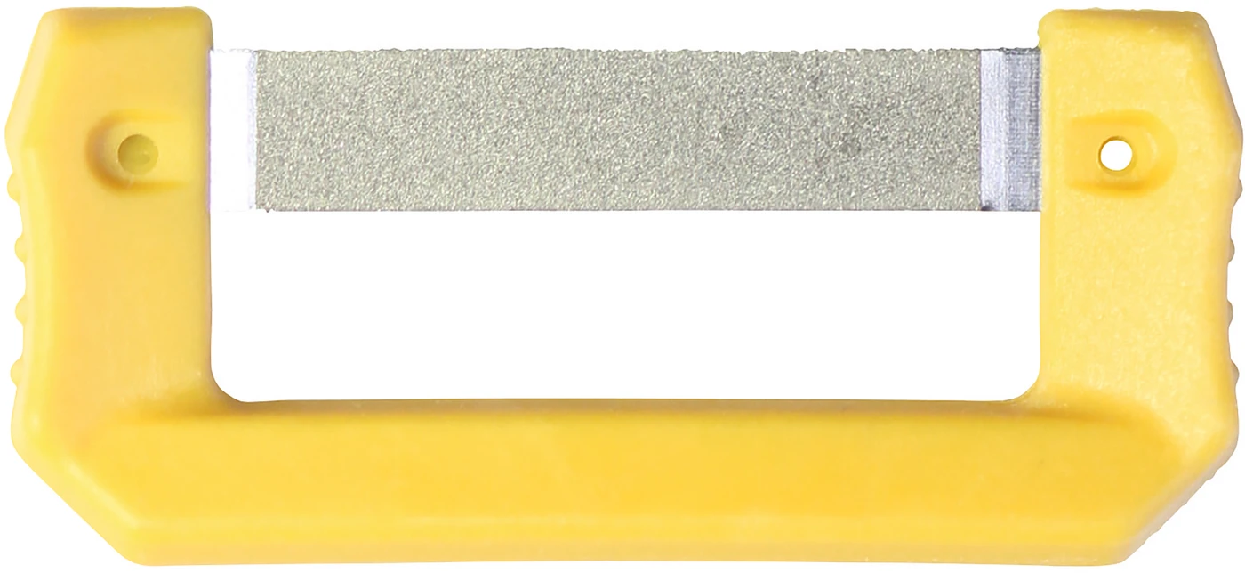 Streifenhalter PAUL Stück einseitig, 4 mm breit, Stärke 0,10 mm, gelb