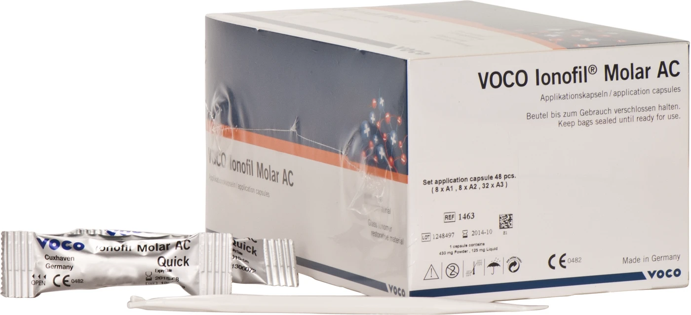 VOCO Ionofil Molar AC Quick Packung 48 Kapseln A3 VOCO Ionofil Molar AC Quick Packung 48 Kapseln A3