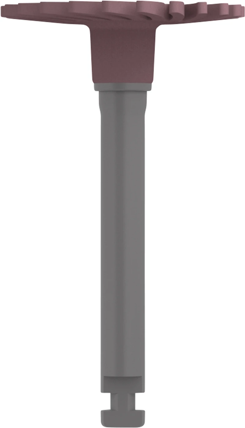 Omnipol für Keramik/Zirkon Stück rot mittel RA, Spirale, Ø 12,7 mm