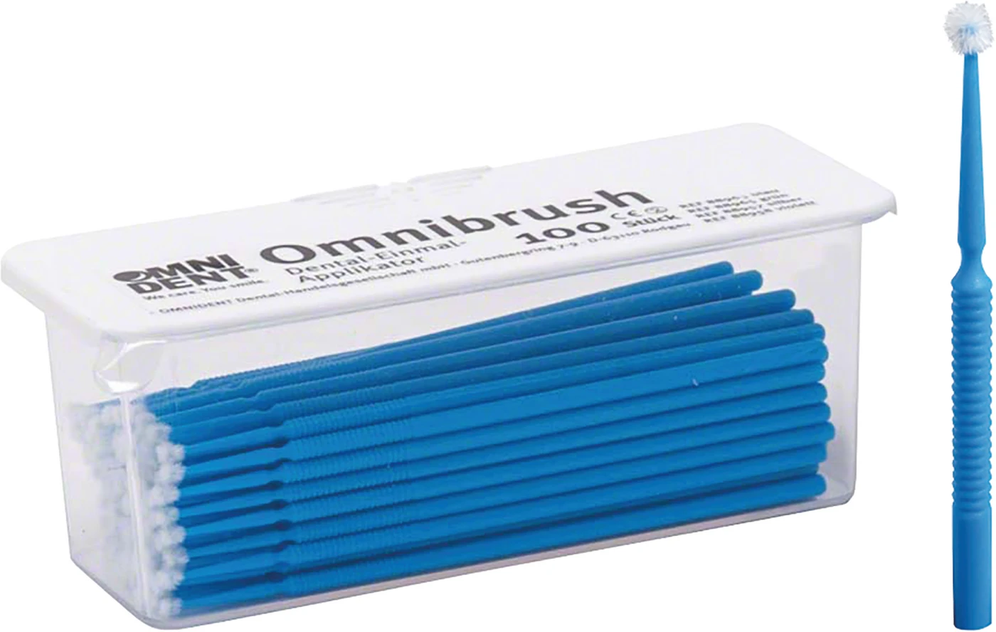 Omnibrush Packung 100 Stück blau