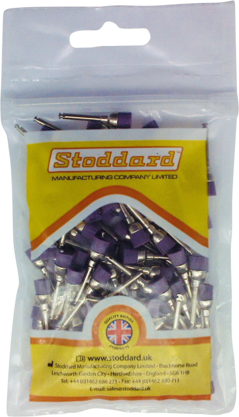 Nylon Polierbürsten Smart Packung 100 Stück lila, mittel, RA